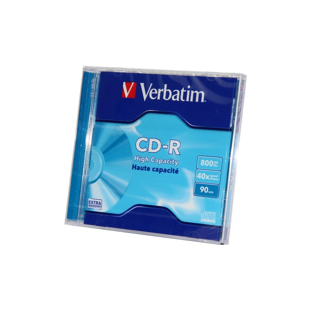 VERBATIM CD-R 40X 800MB 90MIN NORMÁL TOKBAN