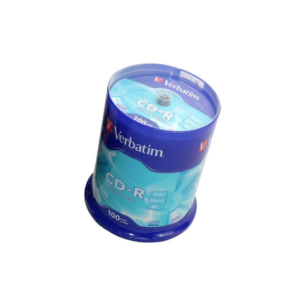 VERBATIM CD-R 52X CAKE (100)