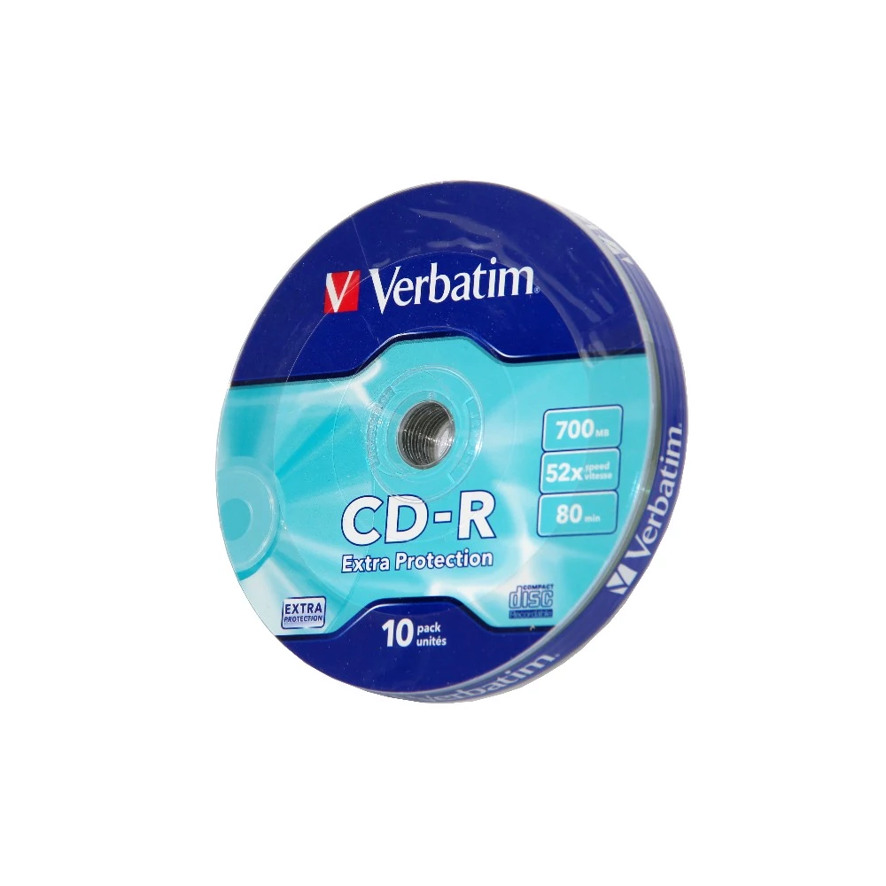 VERBATIM CD-R 52X SHRINK (10)