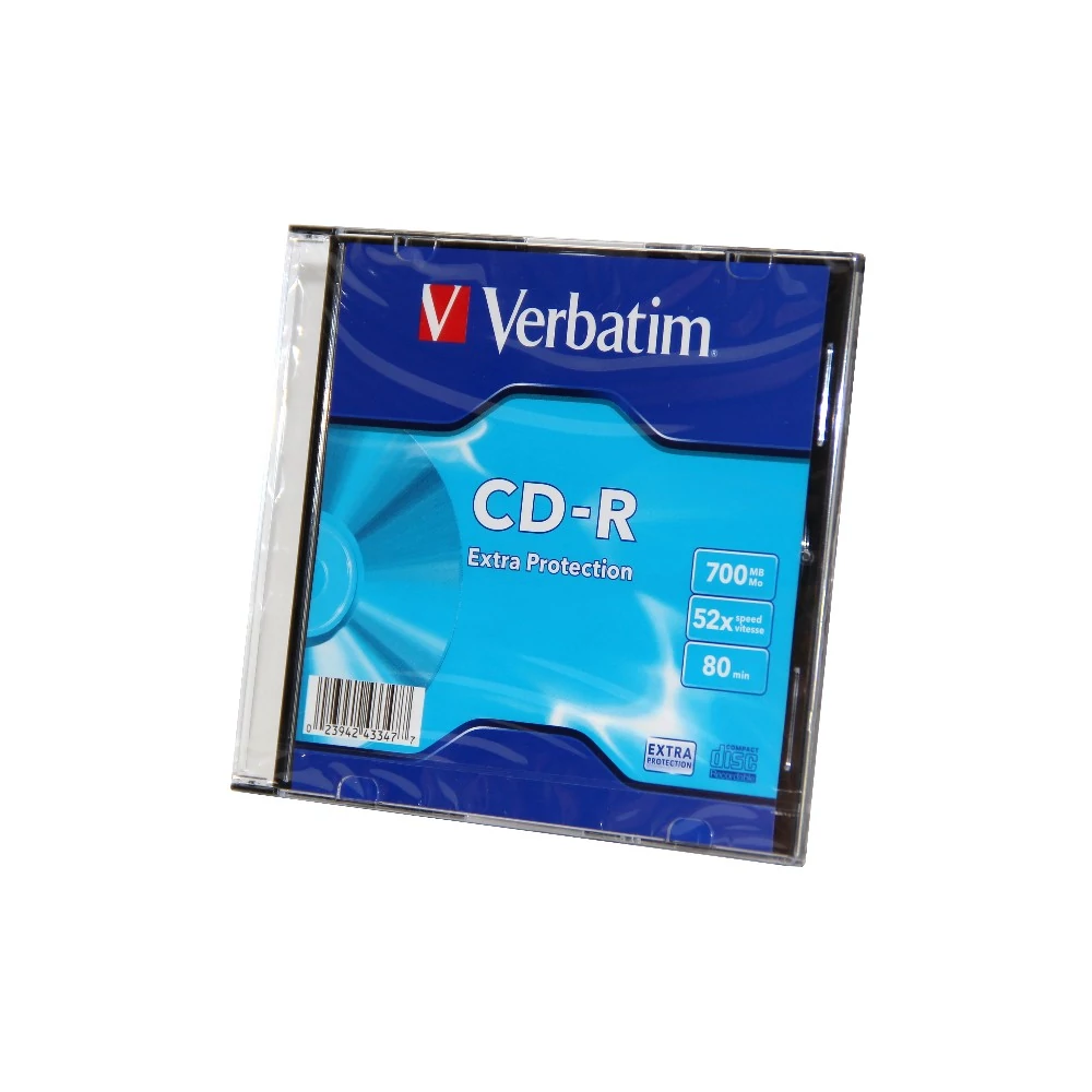 VERBATIM CD-R 52X SLIM TOKBAN (10)