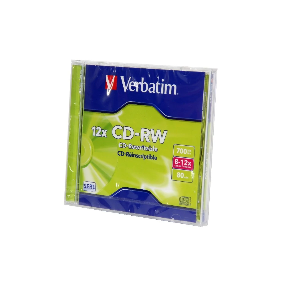 VERBATIM CD-RW 12X NORMÁL TOKBAN