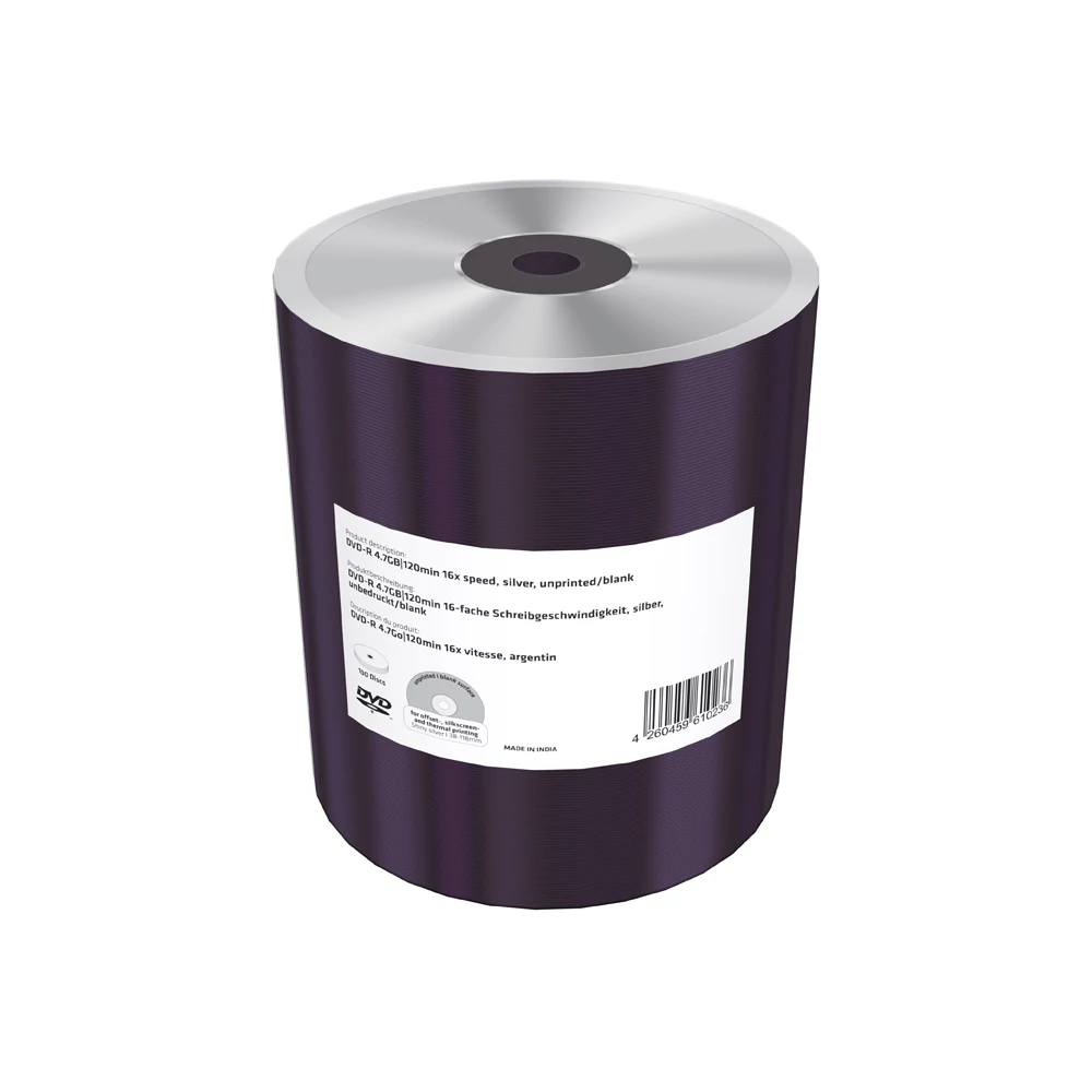 MEDIARANGE DVD-R 16X SZITÁZHATÓ SHRINK (100) MR422