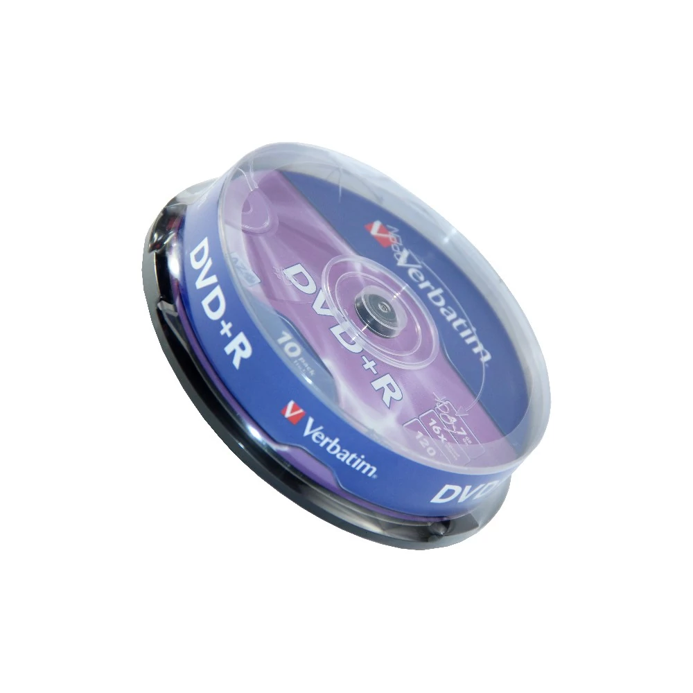 VERBATIM DVD+R 16X CAKE (10)