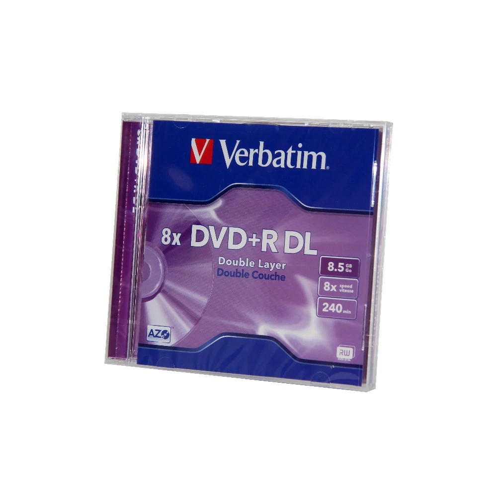VERBATIM DVD+R 8X DL NORMÁL TOKBAN