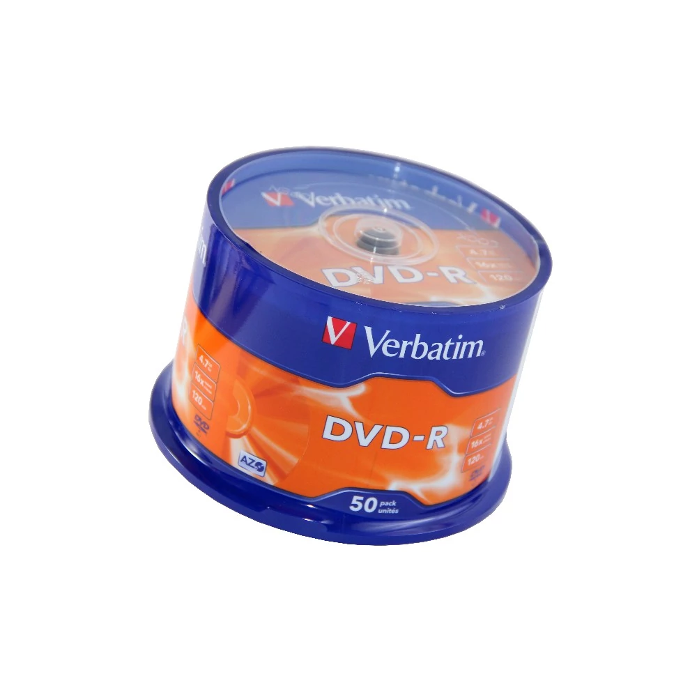 VERBATIM DVD-R 16X CAKE (50)