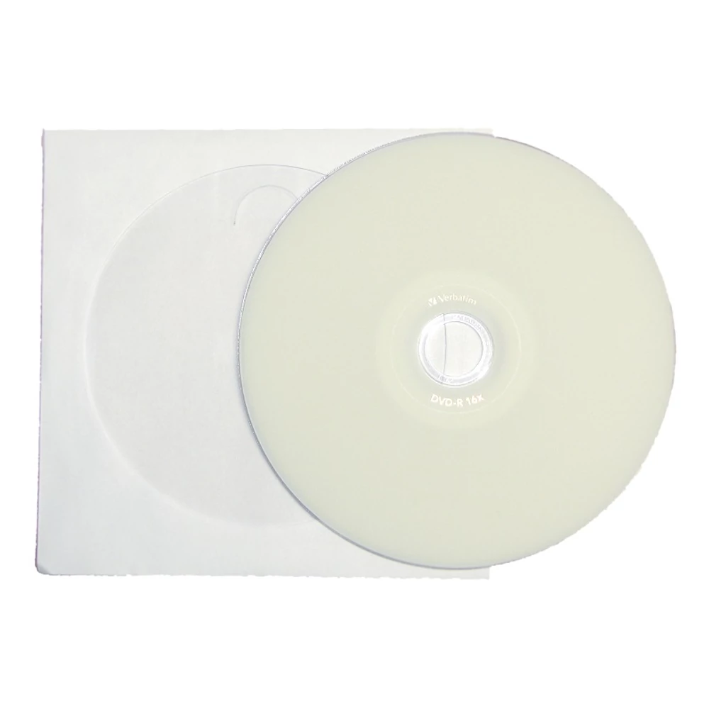 VERBATIM DVD-R 16X FULL NYOMTATHATÓ ID BRANDED PAPÍRTOKBAN (10)