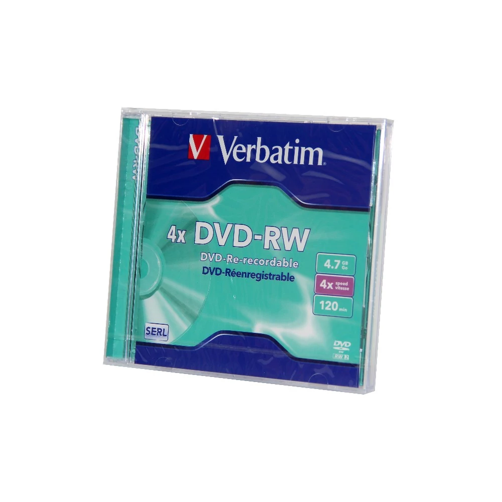 VERBATIM DVD-RW 4X NORMÁL TOKBAN