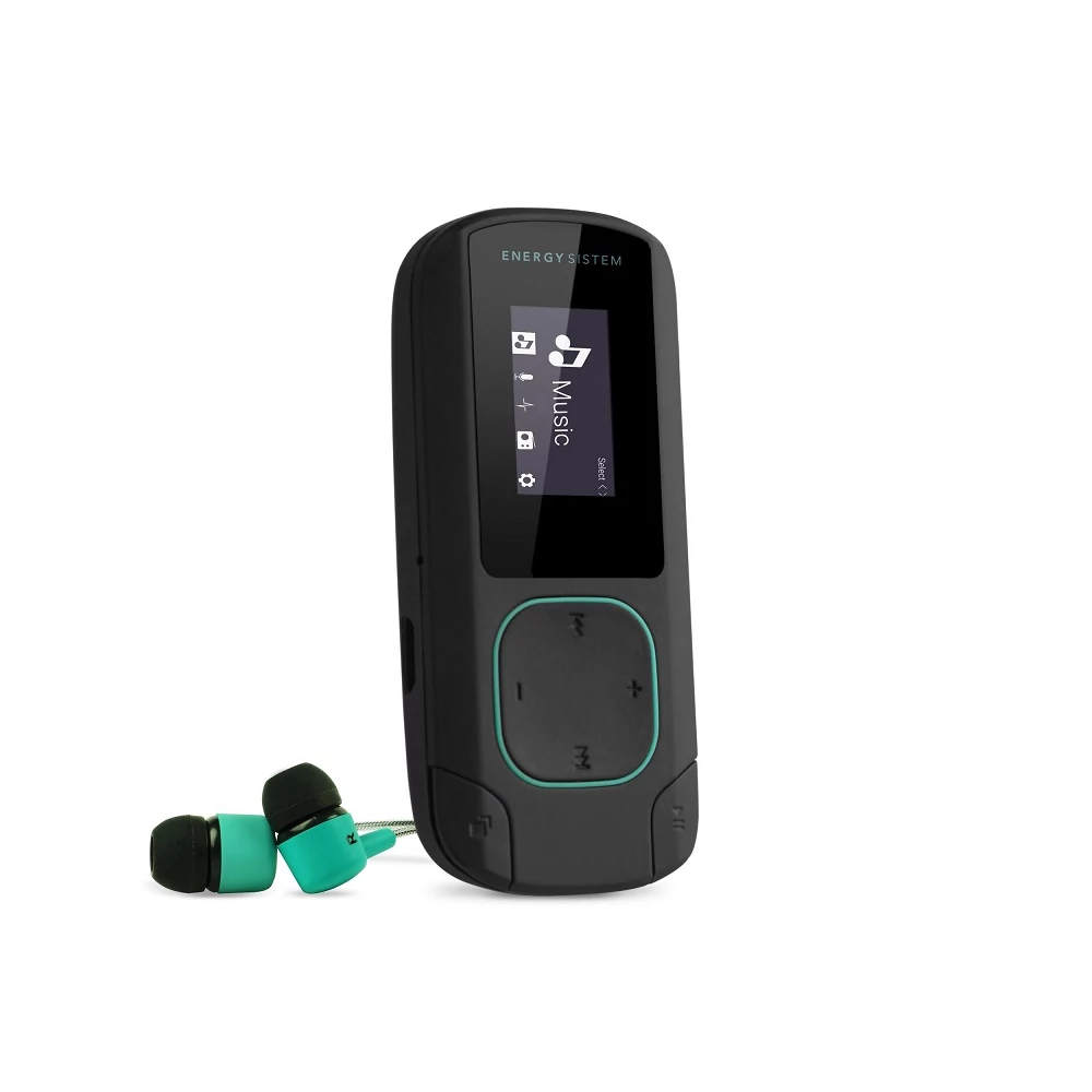 ENERGY SISTEM MP3 CLIP BLUETOOTH 8GB MP3 LEJÁTSZÓ FEKETE/MENTAZÖLD