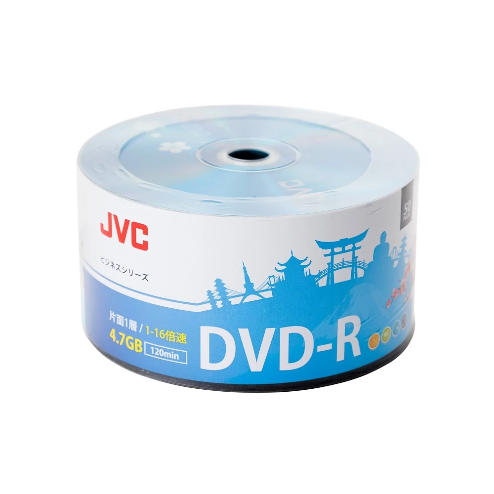 JVC DVD-R 16X SHRINK (50)