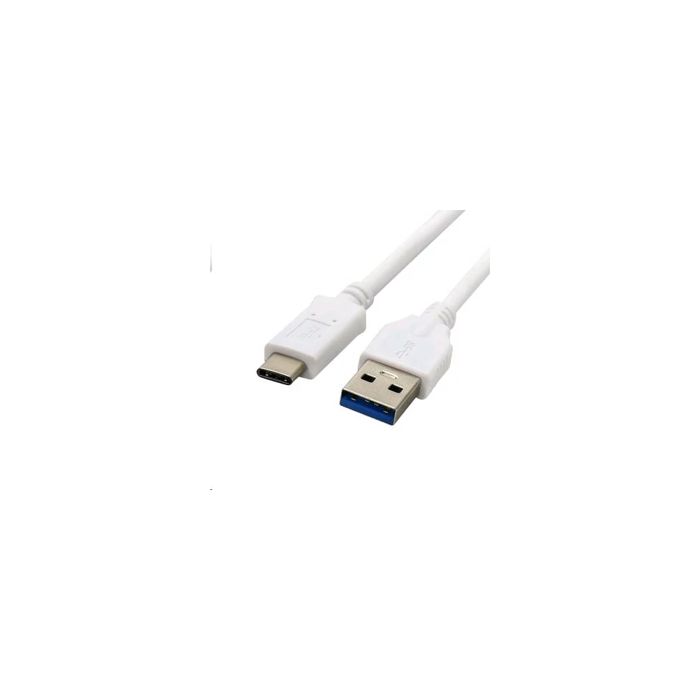 C-TECH USB 3.0 TYPE-C A-MALE/C-MALE KÁBEL 2m FEHÉR