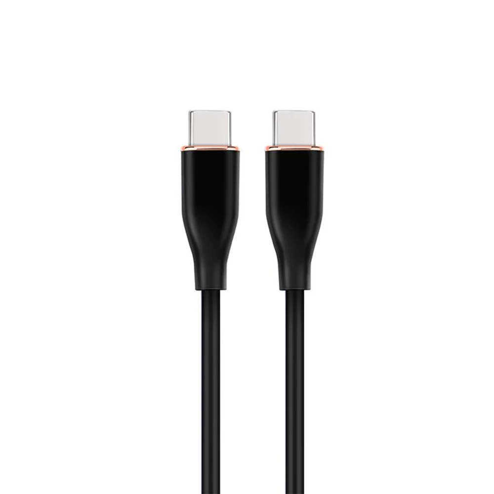 GEMBIRD PREMIUM SZILIKON USB 2.0 USB-C/USB-C KÁBEL 1,5m FEKETE
