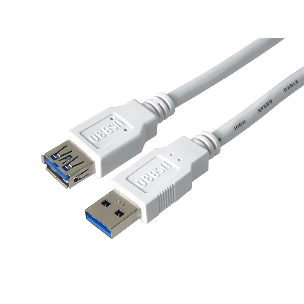 PREMIUMCORD USB 3.0 AM-AF HOSSZABBÍTÓ KÁBEL 1m FEHÉR