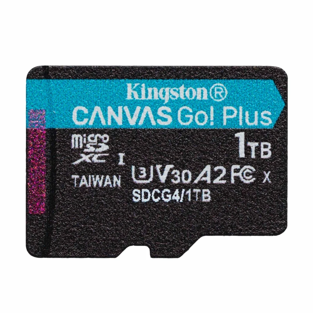 KINGSTON CANVAS GO PLUS MICRO SDXC 1TB CLASS 10 UHS-I U3 A2 V30 200/160 MB/s