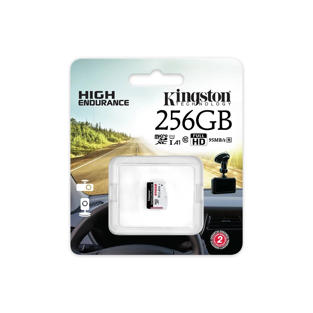 KINGSTON HIGH ENDURANCE MICRO SDXC 256GB CLASS 10 UHS-I U1 A1 95/45 MB/s