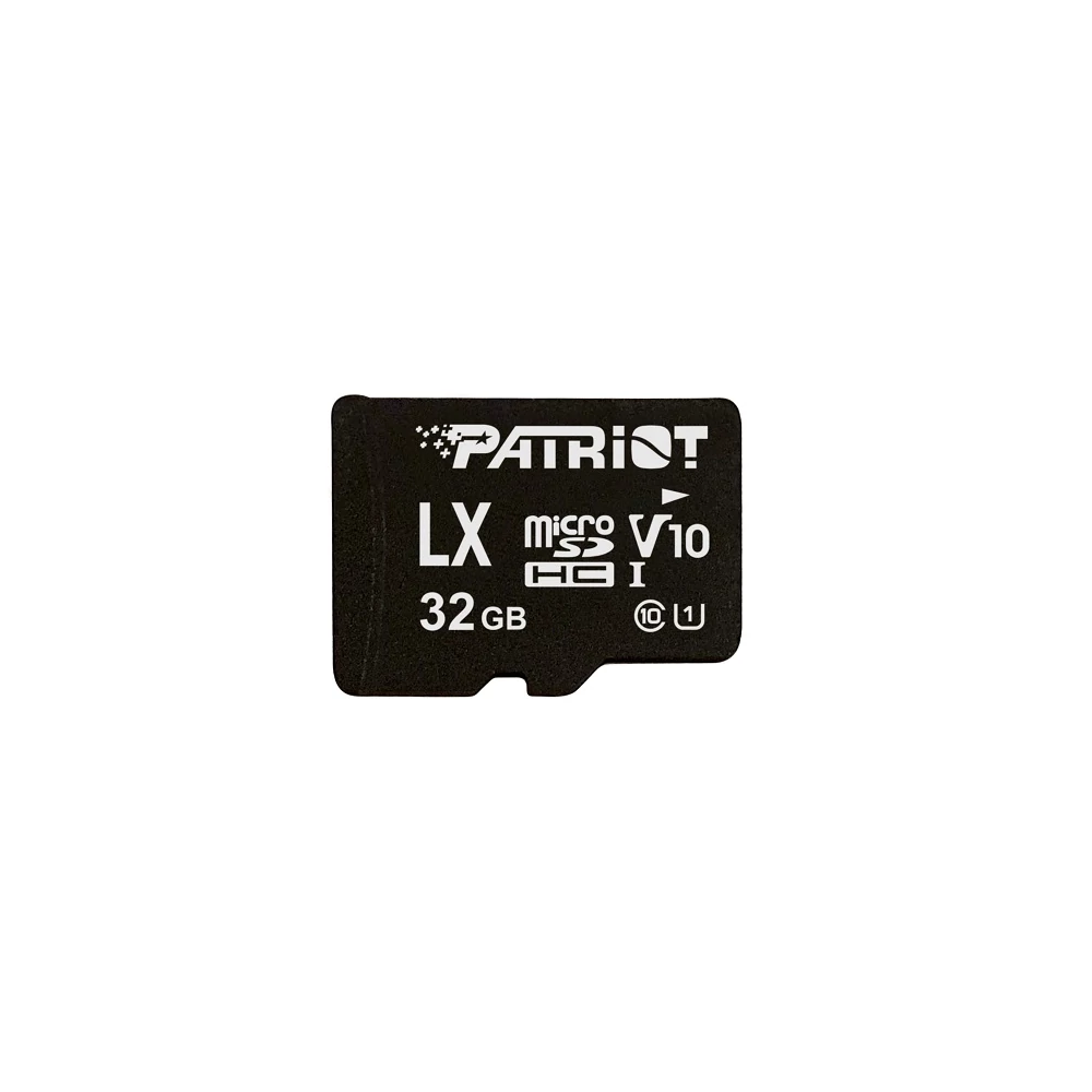 PATRIOT LX SERIES MICRO SDHC 32GB CLASS 10 UHS-I U1 (90 MB/s OLVASÁSI SEBESSÉG)