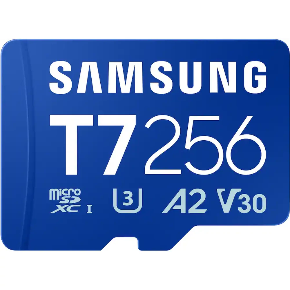 SAMSUNG T7 MICRO SDXC 256GB CLASS 10 UHS-I U3 A2 V30 (170 MB/s ADATÁTVITELI SEBESSÉG)