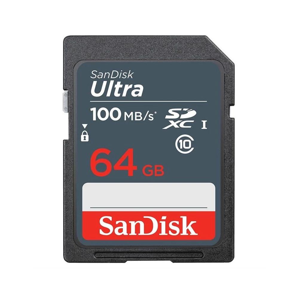 SANDISK ULTRA SDXC 64GB CLASS 10 UHS-I (100 MB/s OLVASÁSI SEBESSÉG)