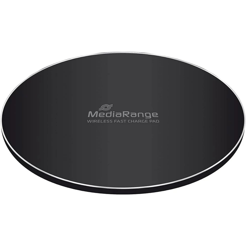 MEDIARANGE QI VEZETÉK NÉLKÜLI GYORSTÖLTŐ PAD 15W FEKETE