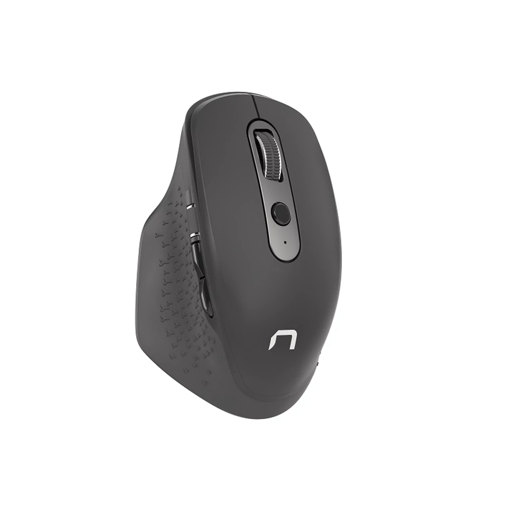 NATEC FALCON NMY-1610 VEZETÉK NÉLKÜLI OPTIKAI EGÉR 2,4 GHZ BT 5.0 3200DPI BEÉPÍTETT AKKUMULÁTORRAL