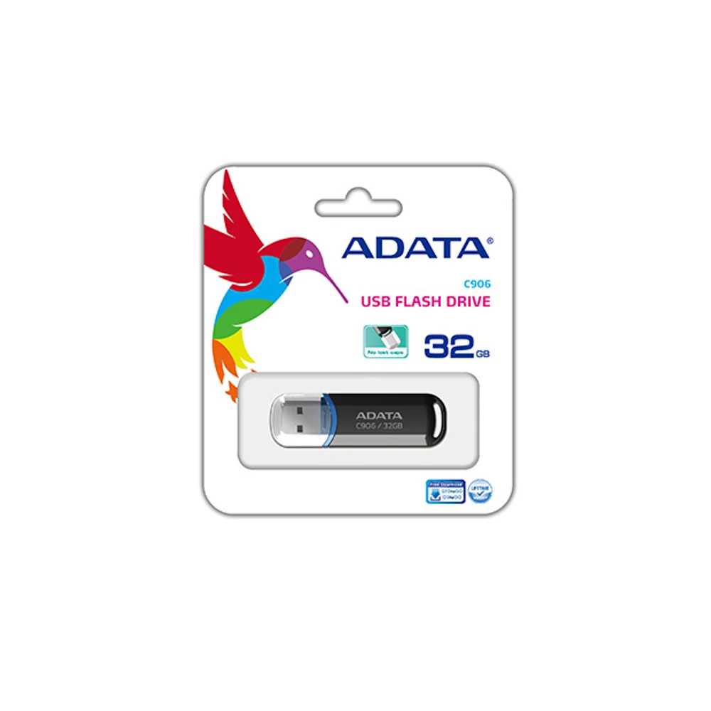 ADATA USB 2.0 PENDRIVE CLASSIC C906 32GB FEKETE