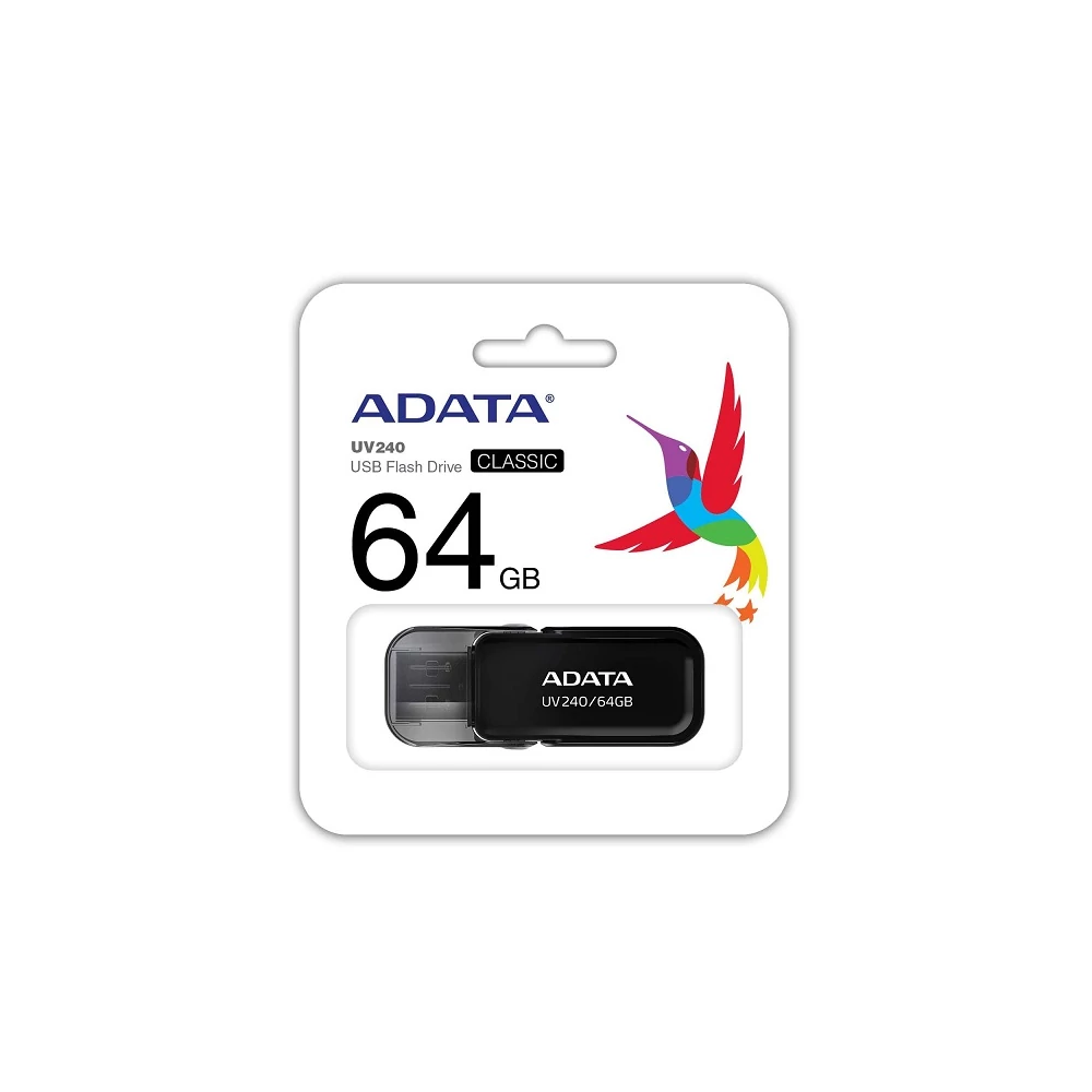 ADATA UV240 USB 2.0 PENDRIVE 64GB FEKETE