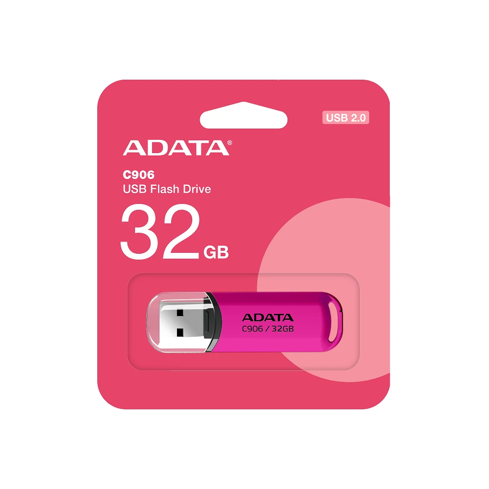 ADATA USB 2.0 PENDRIVE CLASSIC C906 32GB PINK