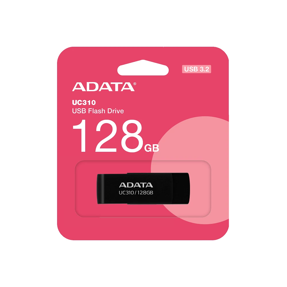 ADATA UC310 USB 3.2 GEN 1 PENDRIVE 128GB FEKETE