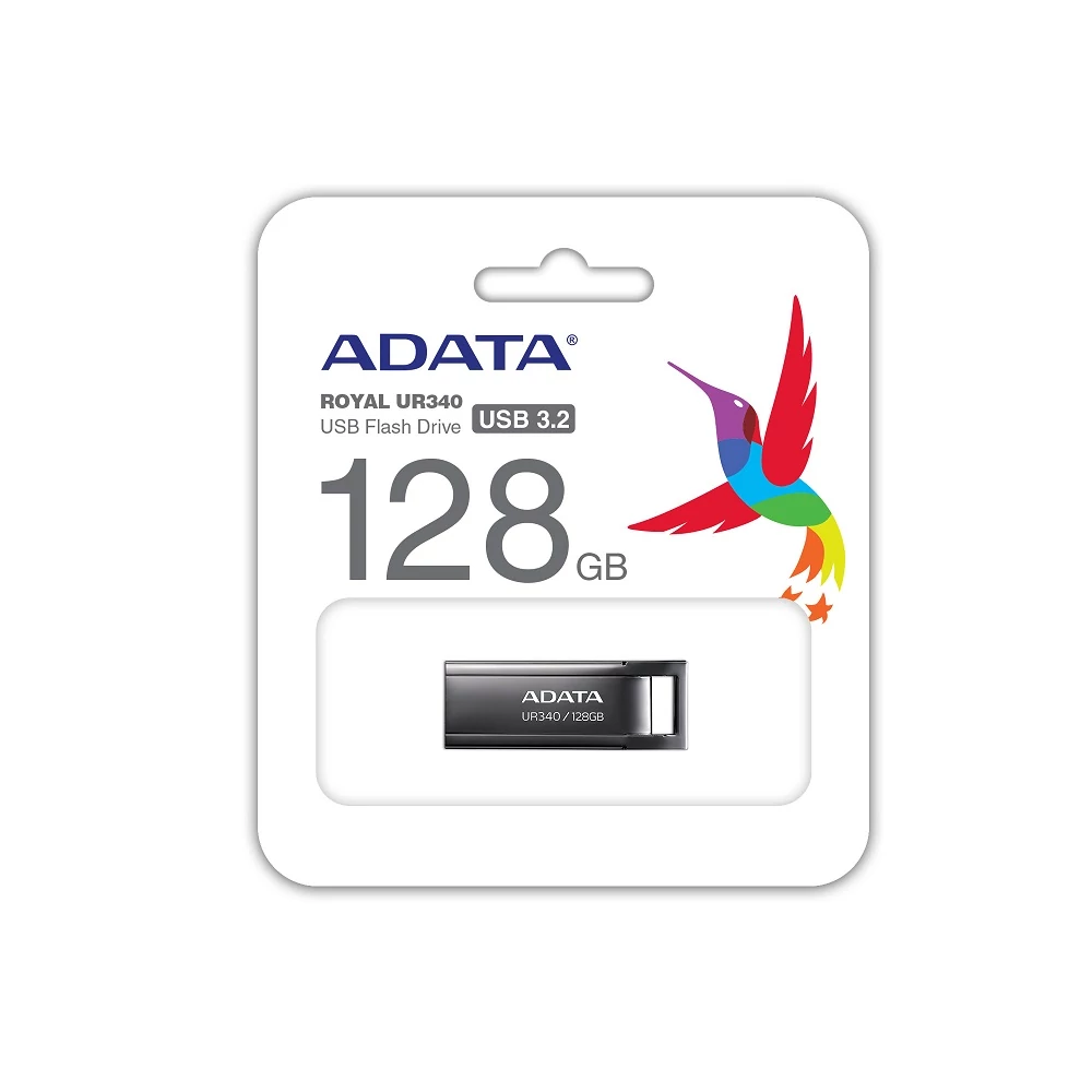 ADATA UR340 USB 3.2 GEN 1 FÉMHÁZAS PENDRIVE 128GB