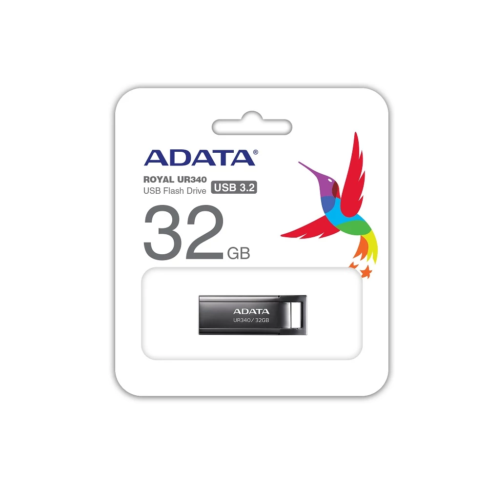 ADATA UR340 USB 3.2 GEN 1 FÉMHÁZAS PENDRIVE 32GB