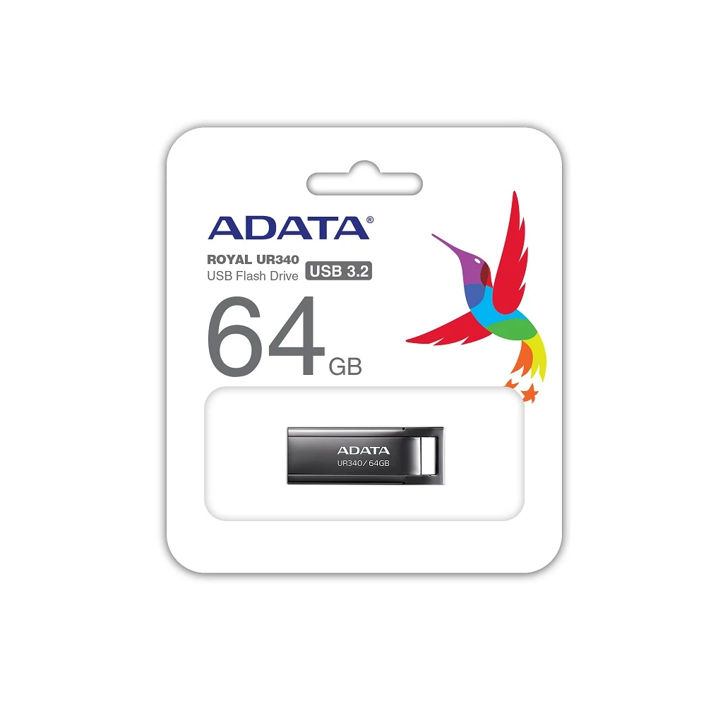 ADATA UR340 USB 3.2 GEN 1 FÉMHÁZAS PENDRIVE 64GB