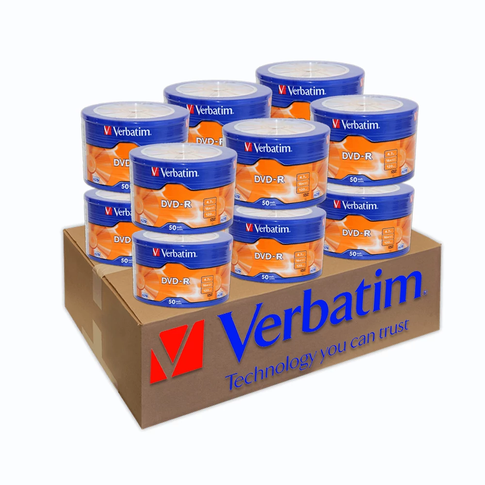 VERBATIM DVD-R 16X 12 X SHRINK (50) XXLDVD CSOMAG