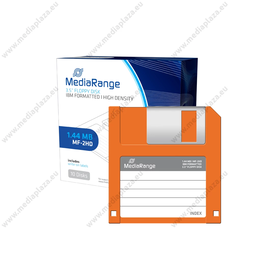 MEDIARANGE 2HD 1,44MB FLOPPY LEMEZ MR200 (10)