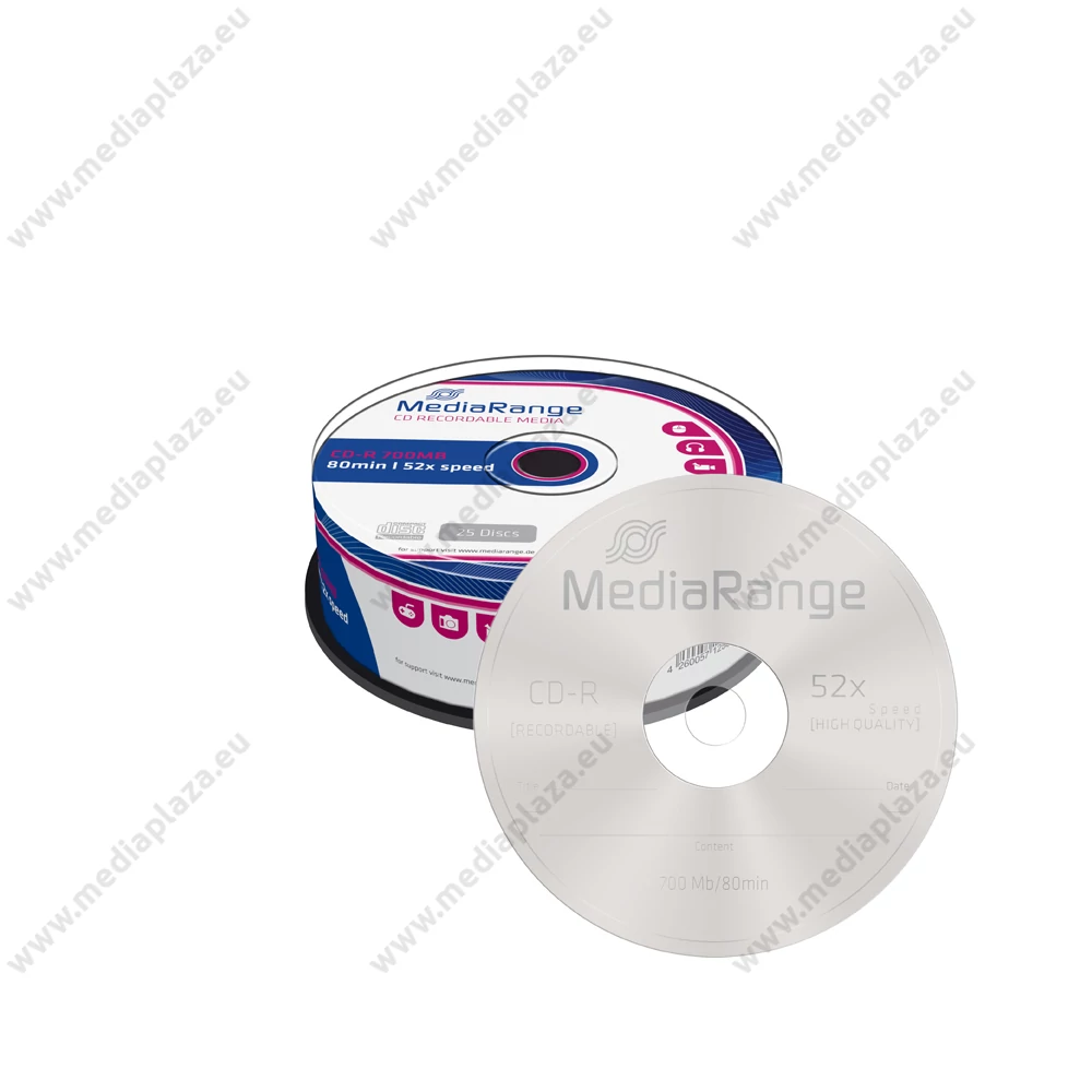 MEDIARANGE CD-R 52X CAKE (25) MR201