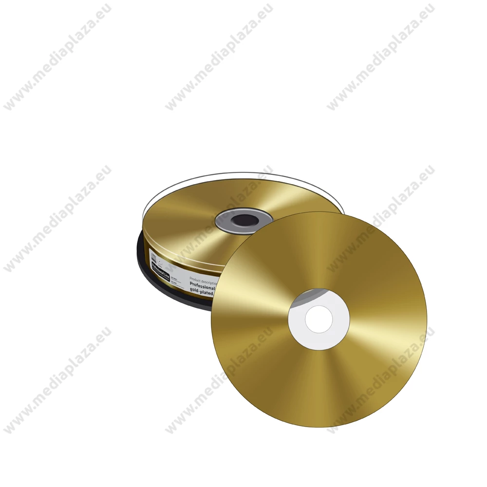 MEDIARANGE PROFESSIONAL LINE CD-R 52X ARANYOZOTT SZITÁZHATÓ/HŐTRANSZFERES NYOMTATHATÓ CAKE (10) MRPL510