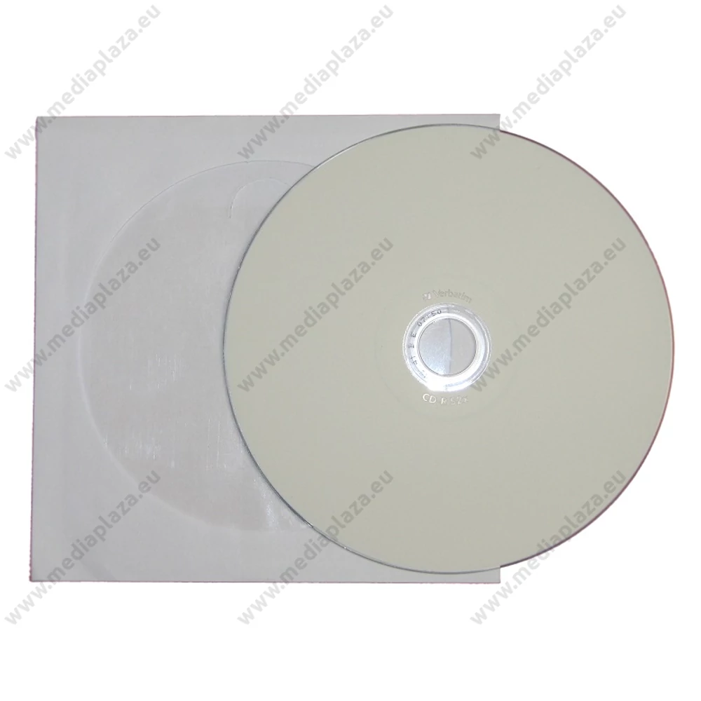 VERBATIM CD-R 52X FULL NYOMTATHATÓ ID BRANDED PAPÍRTOKBAN (10)