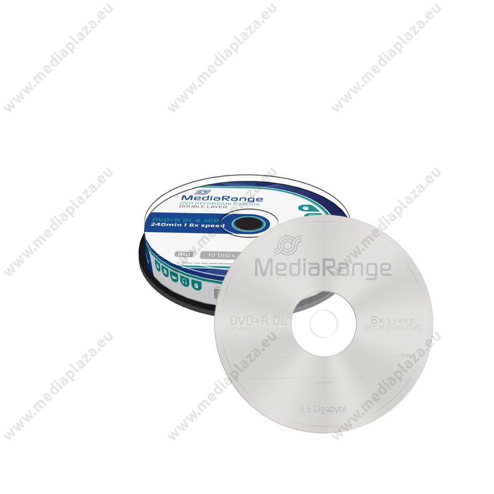 MEDIARANGE DVD+R 8X DL CAKE (10) MR466