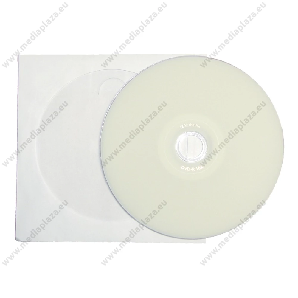 VERBATIM DVD-R 16X FULL NYOMTATHATÓ ID BRANDED PAPÍRTOKBAN (10)