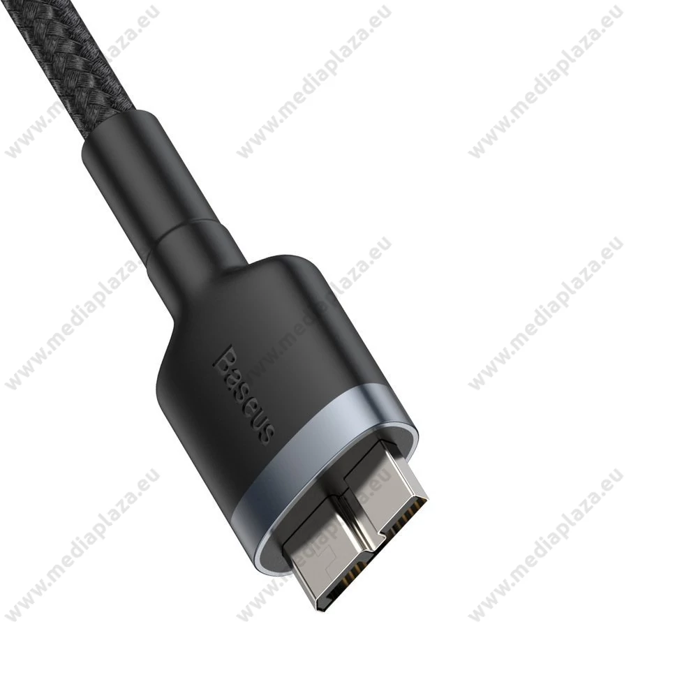 BASEUS CADKLF-D0G CAFULE FONOTT SZÖVET USB 3.0/MICRO USB-B KÁBEL 1m SZÜRKE
