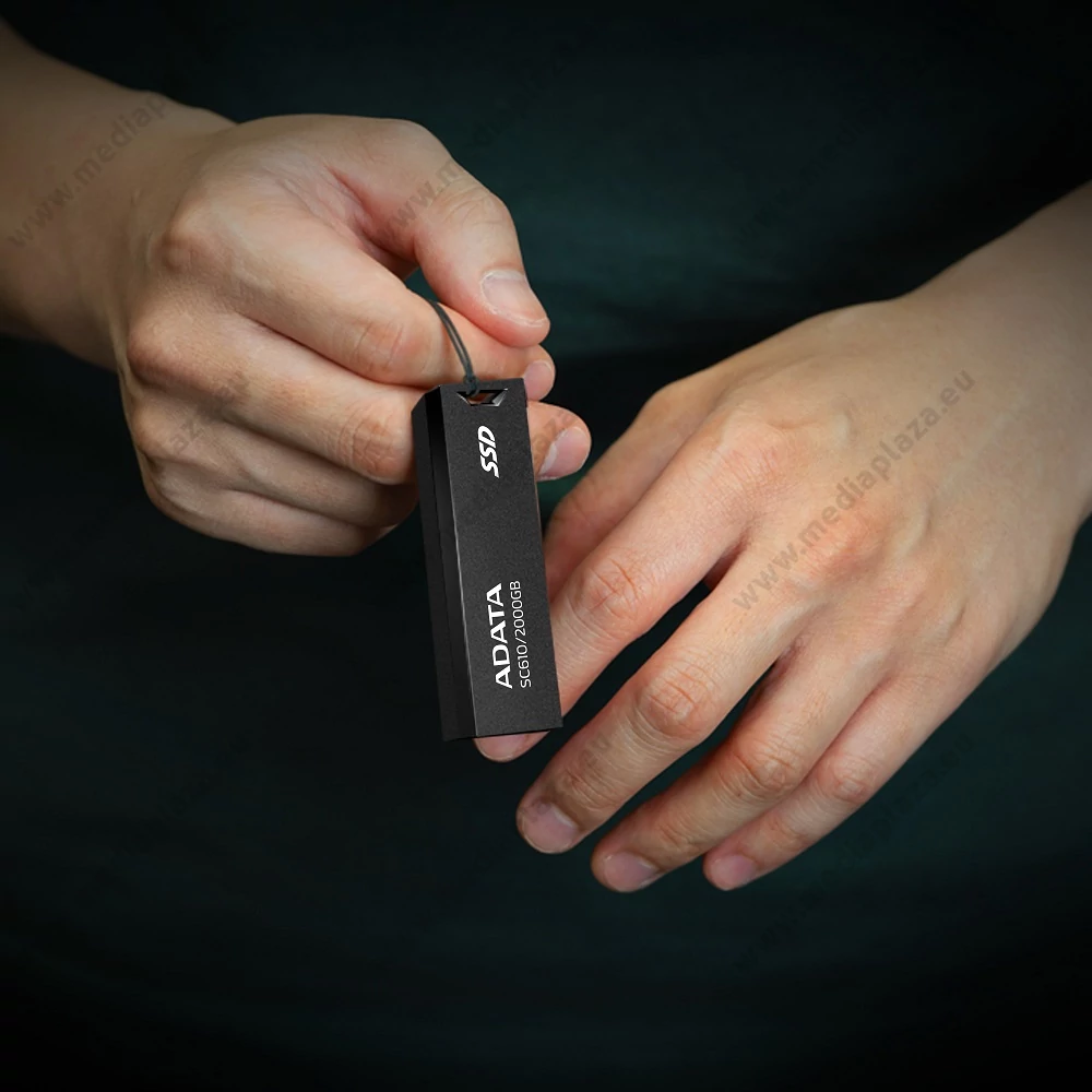 ADATA SC610 USB 3.2 GEN 2 KÜLSŐ SSD MEGHAJTÓ 1000GB FEKETE