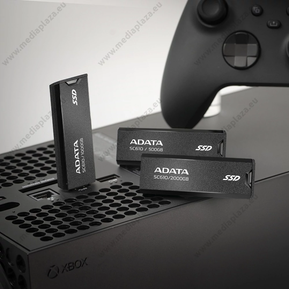 ADATA SC610 USB 3.2 GEN 2 KÜLSŐ SSD MEGHAJTÓ 1000GB FEKETE