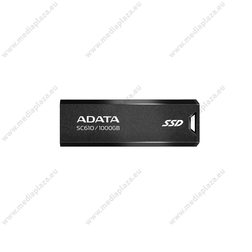 ADATA SC610 USB 3.2 GEN 2 KÜLSŐ SSD MEGHAJTÓ 1000GB FEKETE
