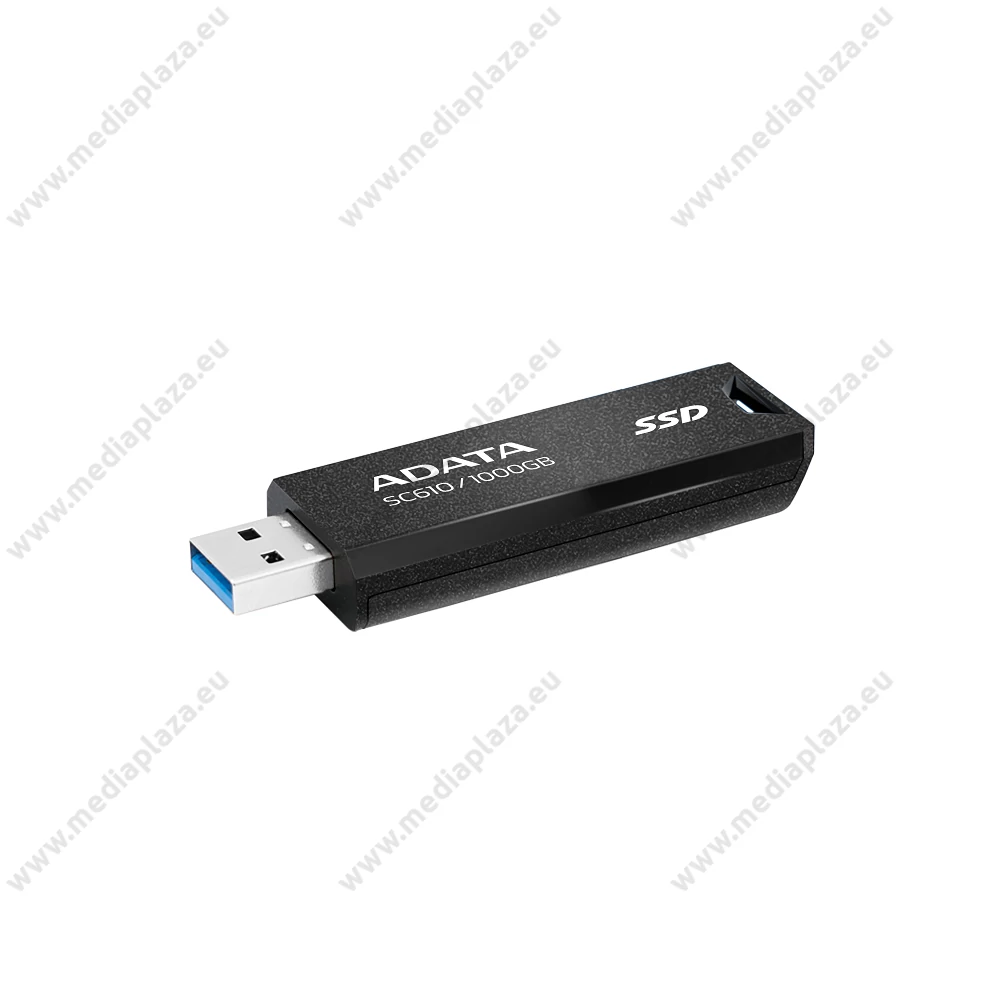 ADATA SC610 USB 3.2 GEN 2 KÜLSŐ SSD MEGHAJTÓ 1000GB FEKETE
