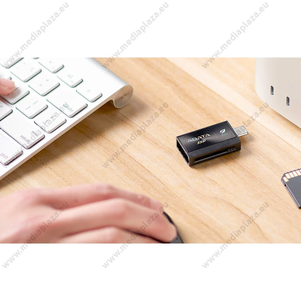 ADATA SC730 USB 3.2 GEN 2 (10Gbps) USB-C/USB-A KÜLSŐ SSD MEGHAJTÓ 512GB FEKETE