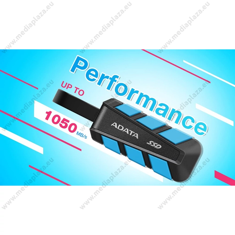 ADATA SC740 USB-C 3.2 GEN 2 KÜLSŐ SSD MEGHAJTÓ 2000GB KÉK