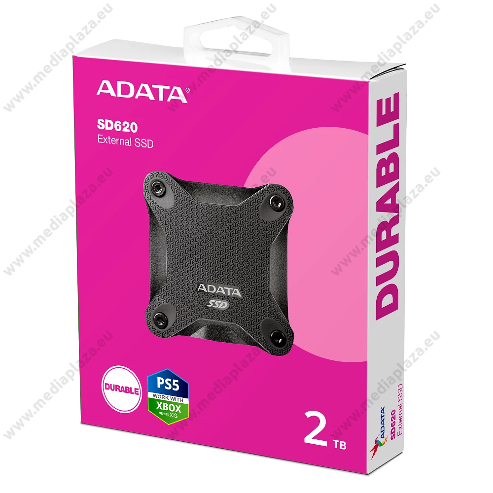 ADATA SD620 USB 3.2 GEN 2 KÜLSŐ SSD MEGHAJTÓ 2TB FEKETE
