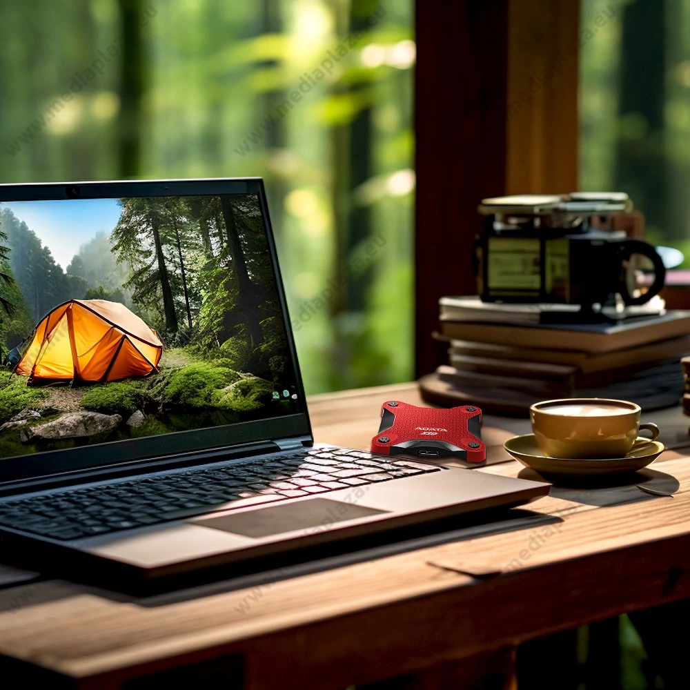 ADATA SD620 USB 3.2 GEN 2 KÜLSŐ SSD MEGHAJTÓ 512GB PIROS