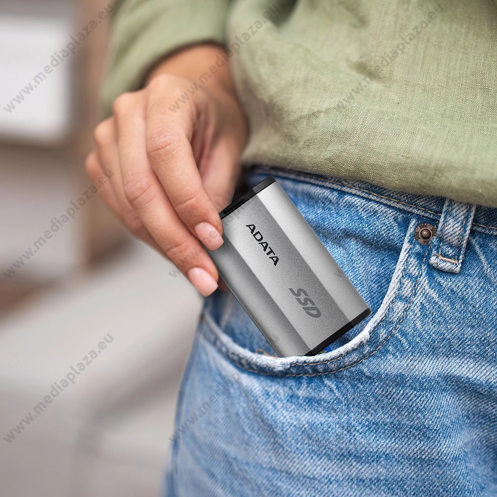 ADATA SD810 USB-C 3.2 GEN 2x2 KÜLSŐ SSD MEGHAJTÓ 2000GB EZÜST