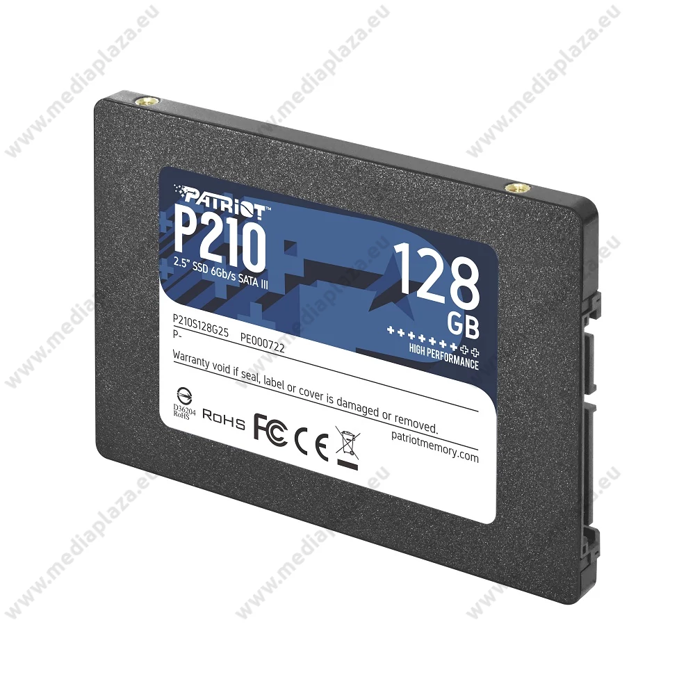 PATRIOT P210 2,5 COL MÉRETŰ SATA III 450/350 MB/s 7mm SSD MEGHAJTÓ 128GB