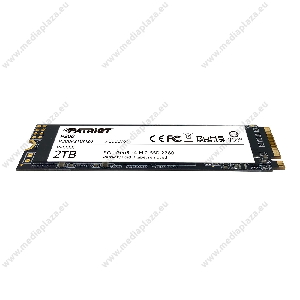 PATRIOT P300 M.2 2280 PCIe NVMe SSD MEGHAJTÓ 2100/1650 MB/s 2TB