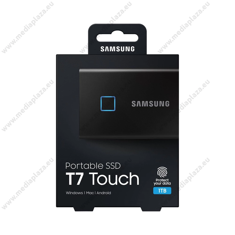 SAMSUNG T7 TOUCH USB 3.2 KÜLSŐ SSD MEGHAJTÓ 1TB FEKETE